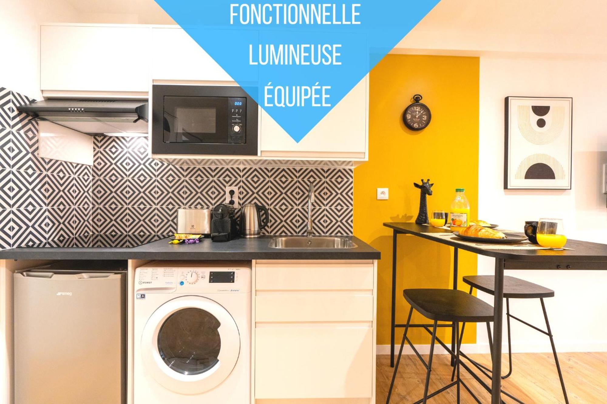 Studio - Self Checkin Automatique - Centre-Ville - Afrique Jouarre 外观 照片